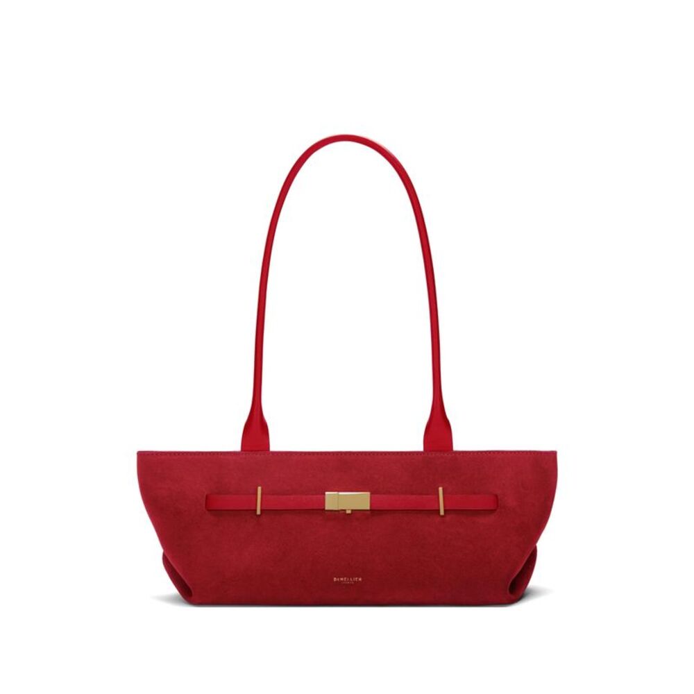 Demellier Red Shoulder Bags Women